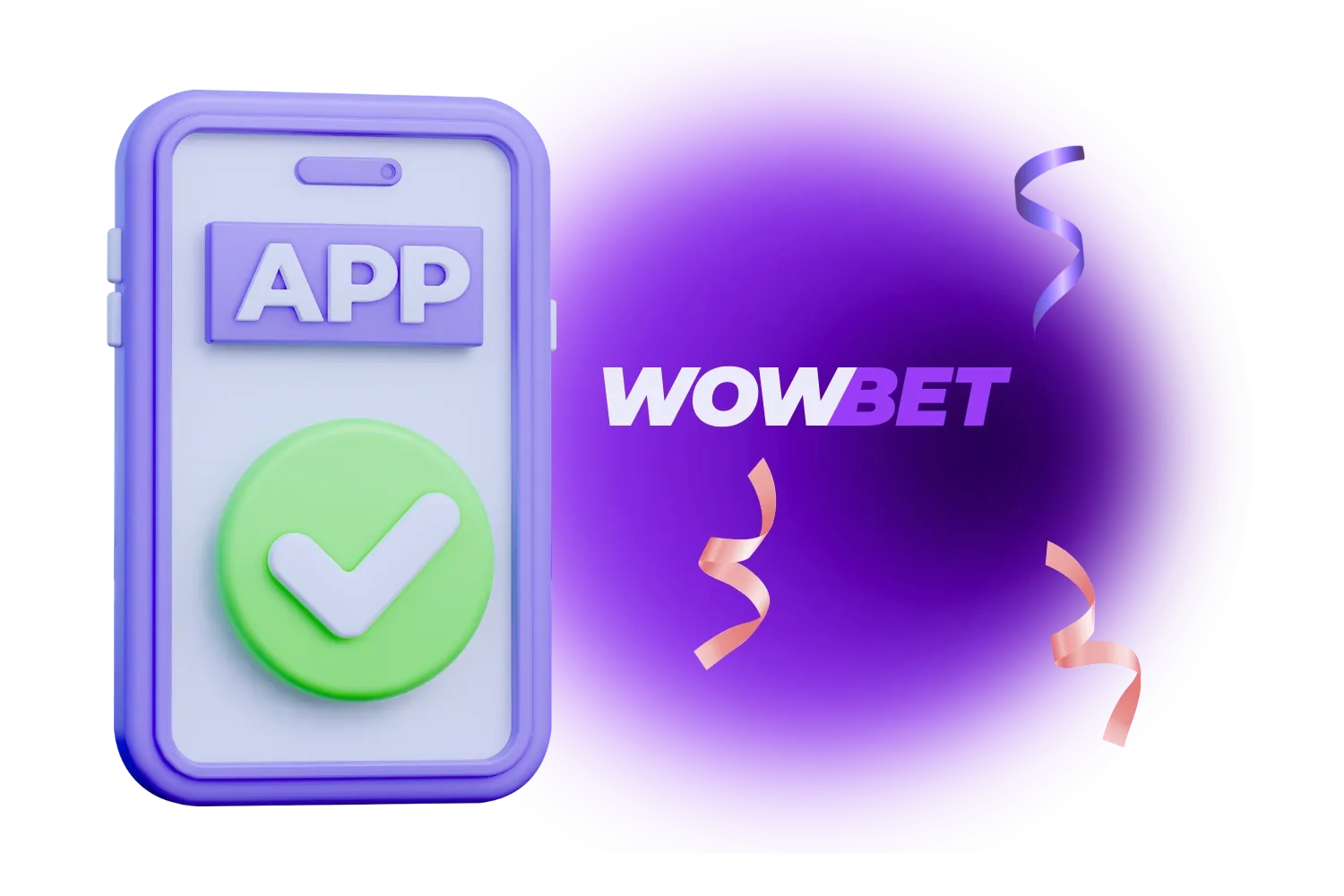 WOWBet Android ilovasining asosiy ekrani tasviri
